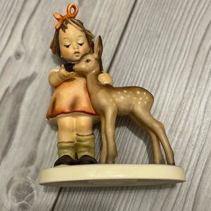 1947 Vintage Goebel Girl with Deer Figurine “Gute Freund”